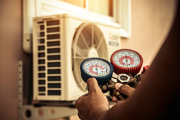 Professional Hvac Maintenance technician working in Turin, GA
